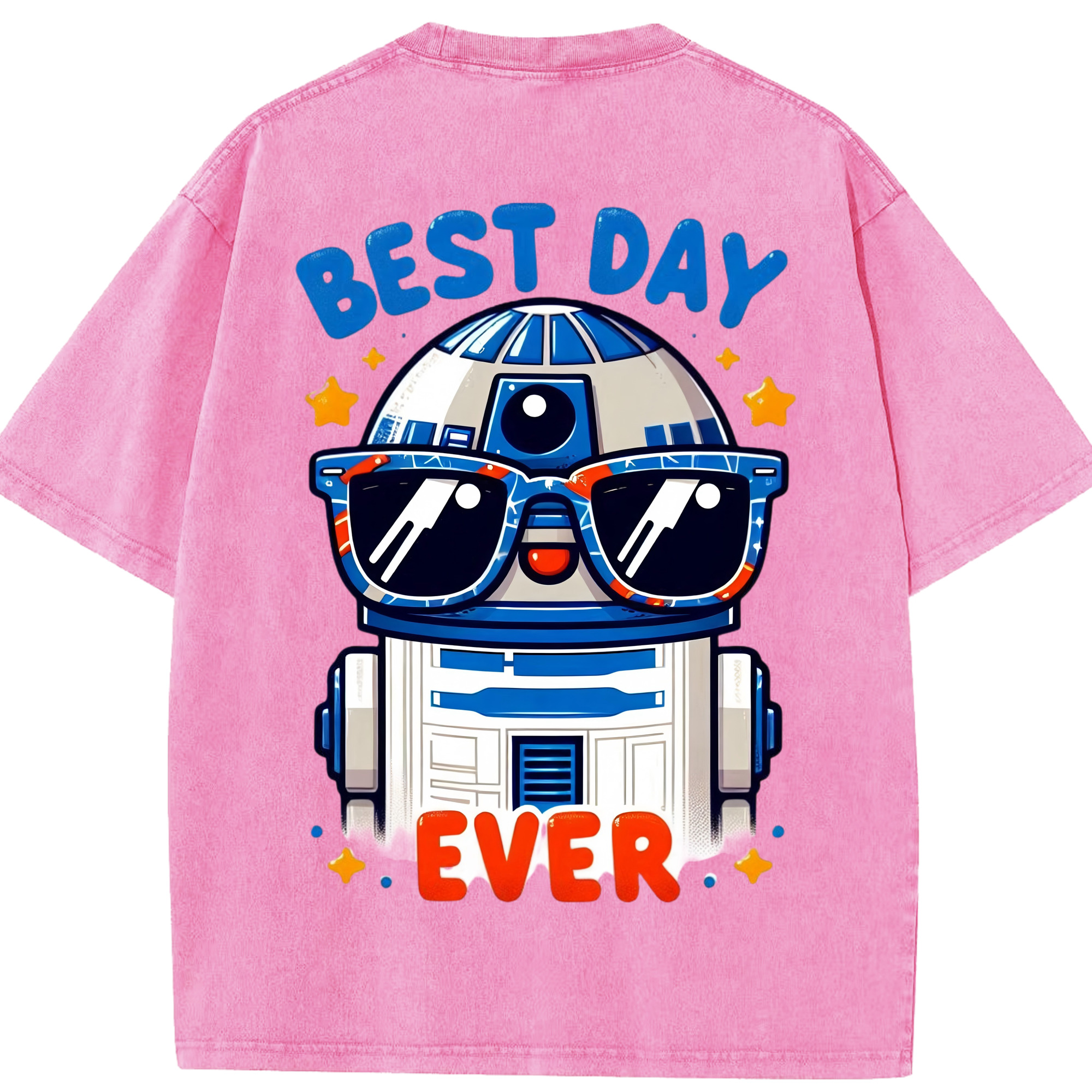 （画像用） スター・ウォーズ Star Wars 綿100% ヴィンテージ風 半袖Tシャツ（背面プリント）